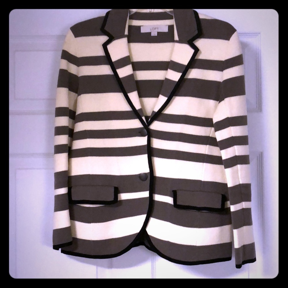 LOFT cotton blazer. Size medium.